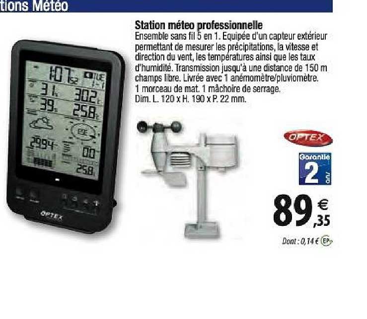 station méteo professionnelle