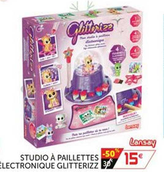 Studio à Paillettes électronique Glitterizz