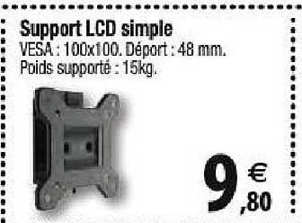 support lcd simple