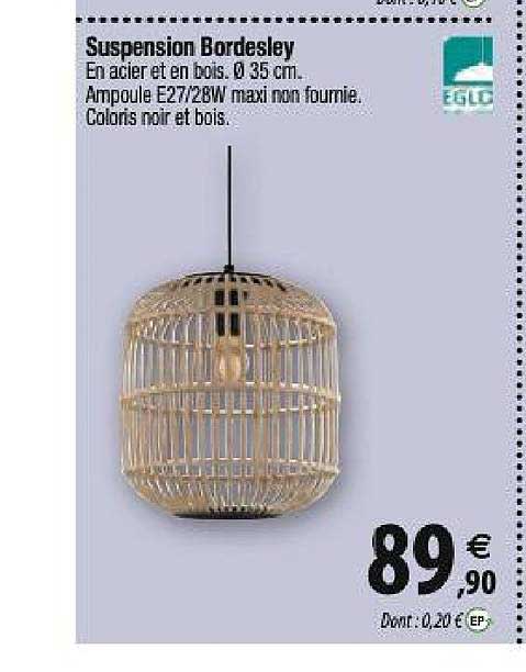 suspension bordesley eglo