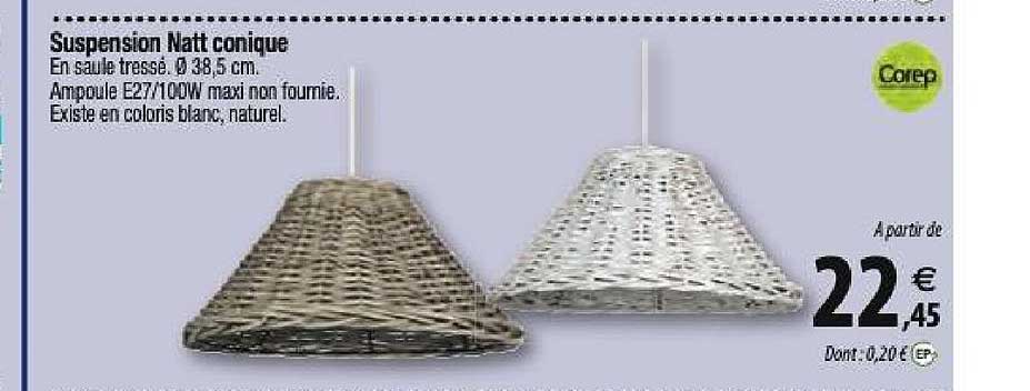 suspension natt conique corep