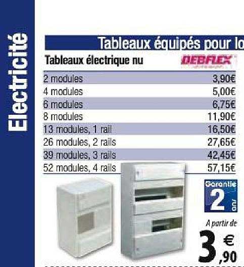 tableaux électrique nu debflex