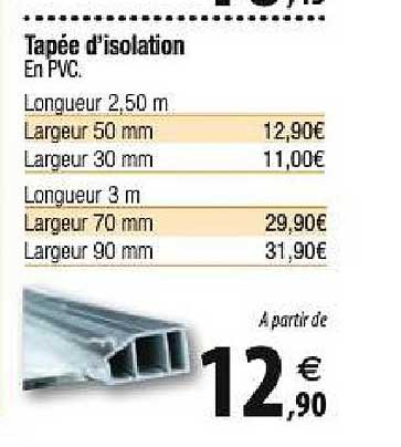 tapée d'isolation