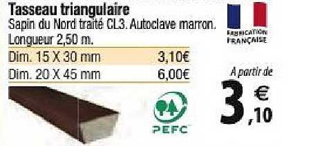 tasseau triangulaire