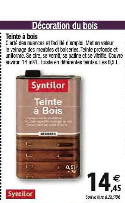 Teinte à Bois Syntilor