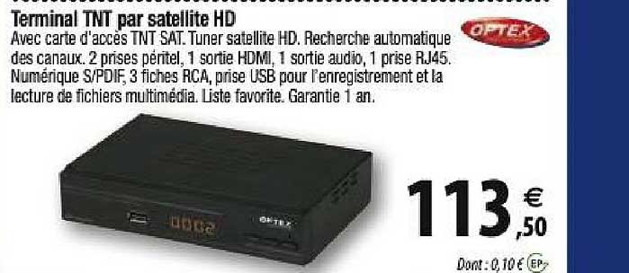 terminal tnt par setellite hd