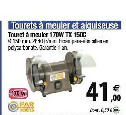 touret à meuler 170w tx 150c