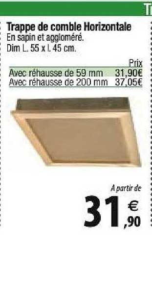 trappe de comble horizontale