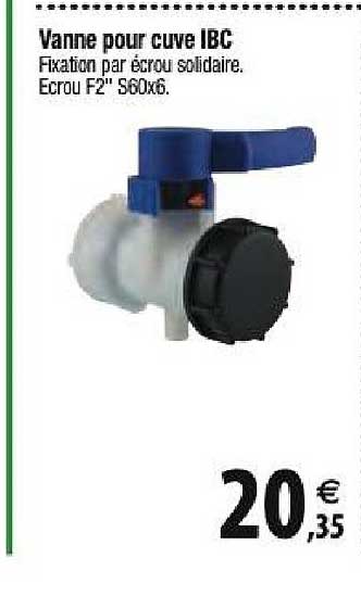 vanne pour cuve ibc