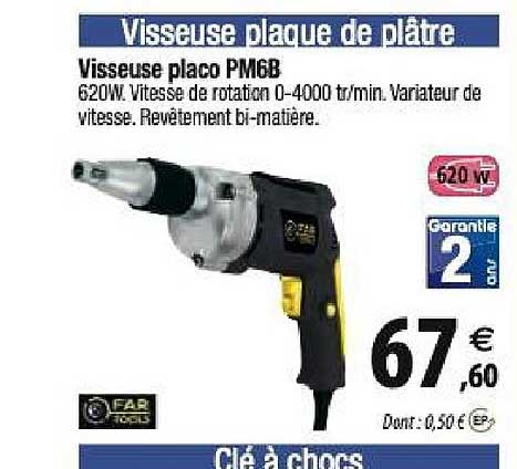 visseuse placo pm6b