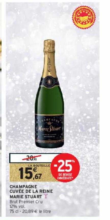 champagne cuvée de la reine marie stuart