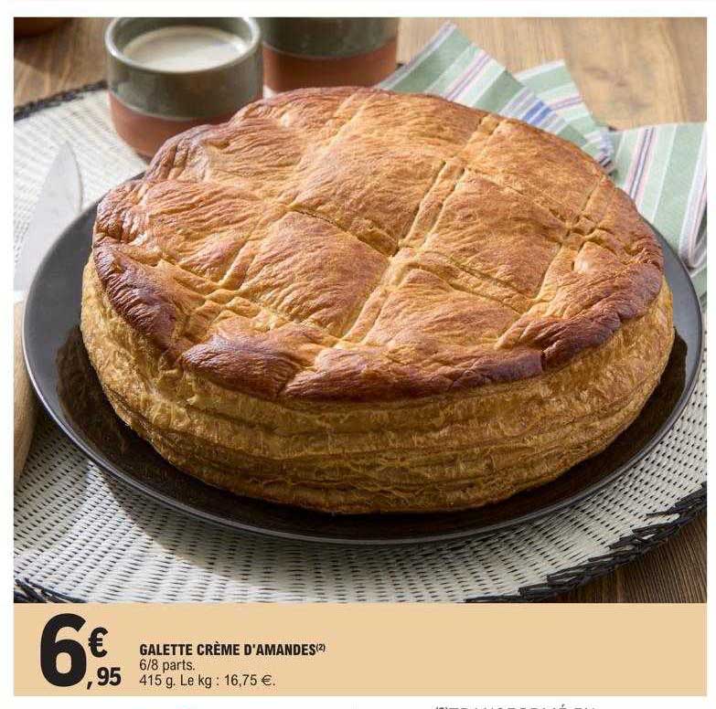 galette crème d'amandes