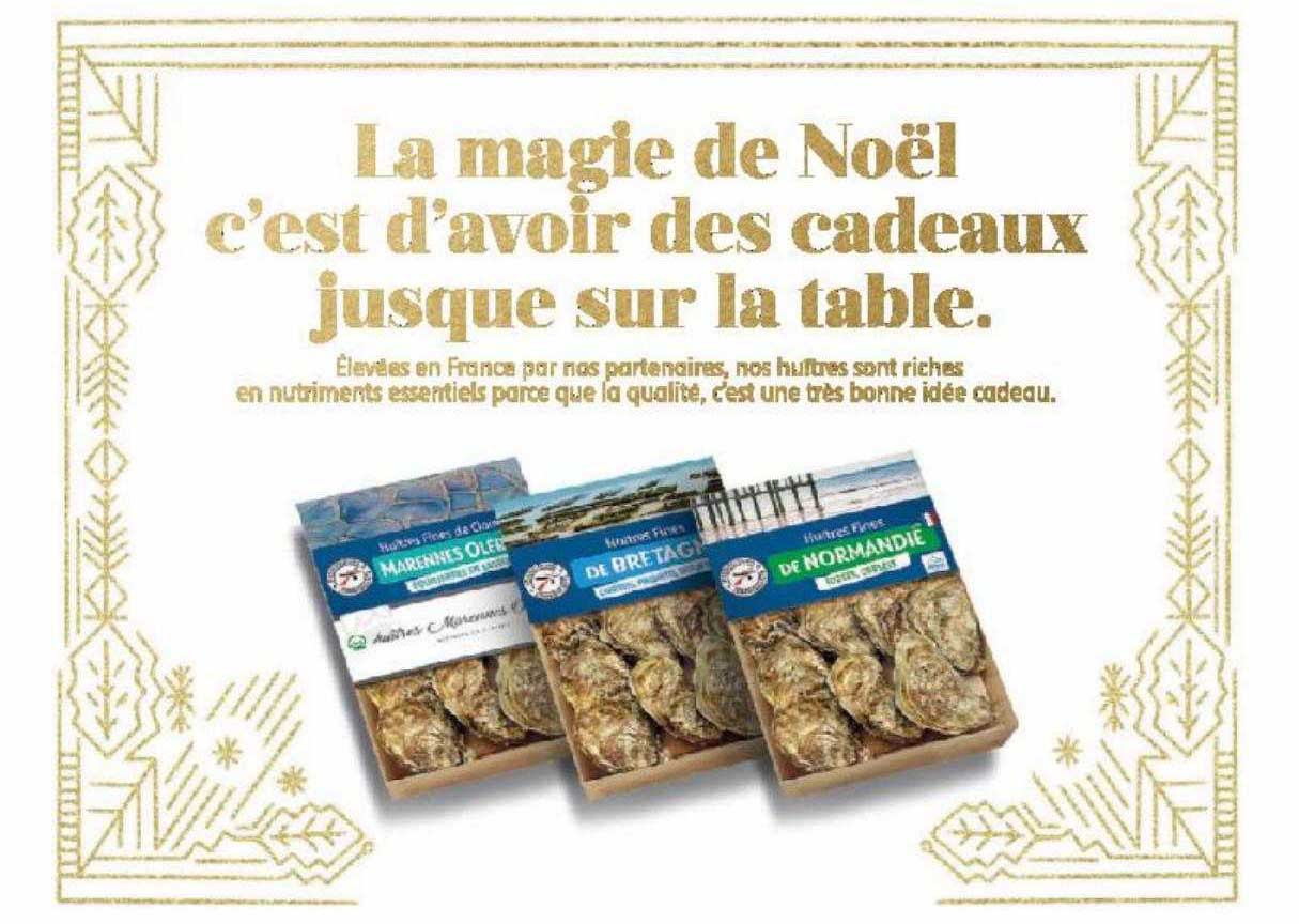 huîtres riches en nutriments essentiels