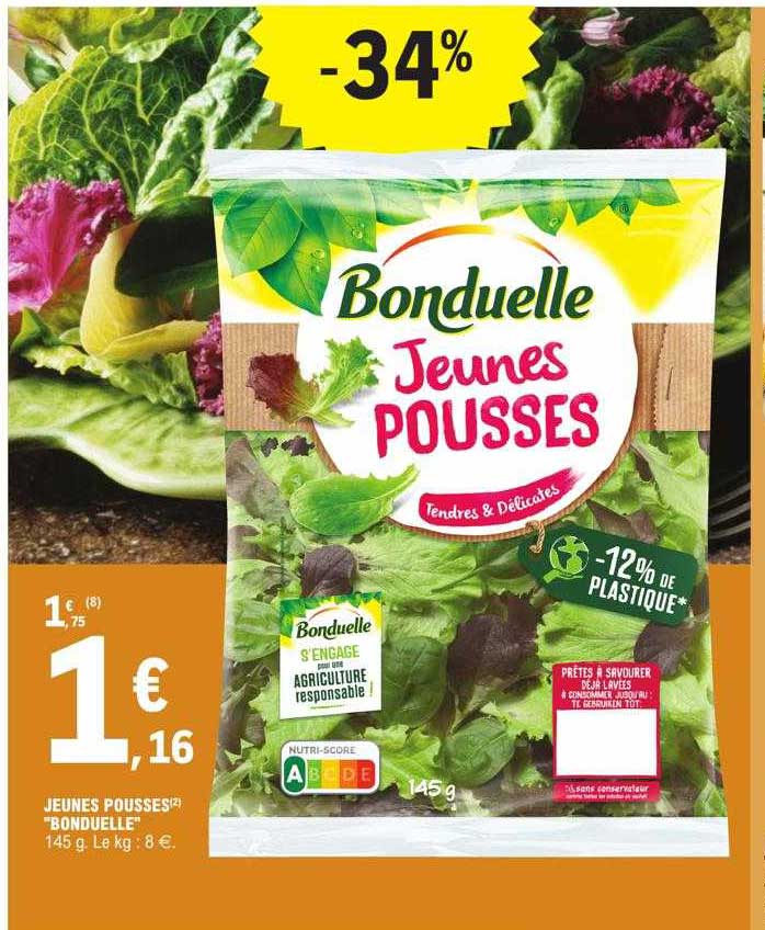 jeunes pousses "bonduelle"