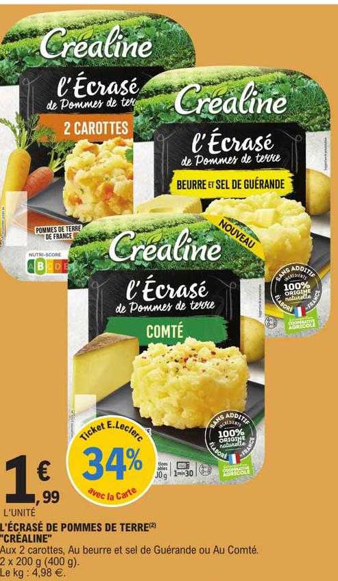 L'écrasé De Pommes De Terre "créaline"