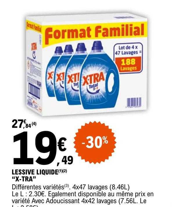 Lessive Liquide "x-tra"