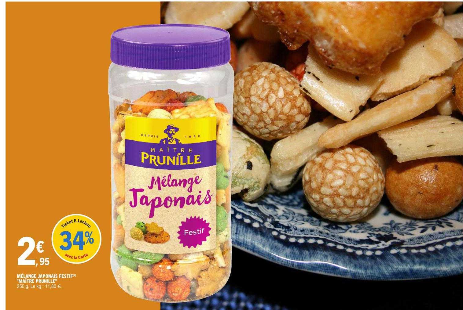 mélange japonais festif "maître prunille"