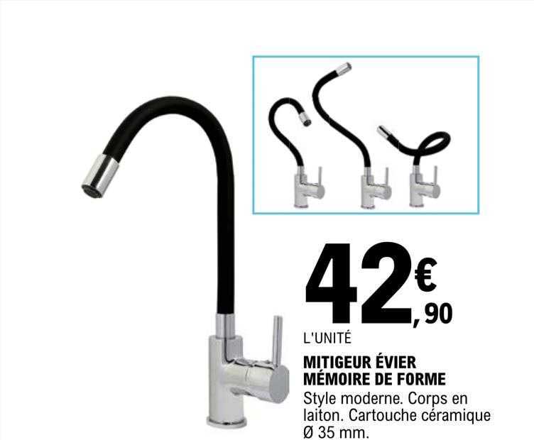 Mitigeur évier Mémoire De Forme