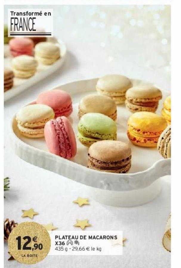 plateau de macarons x36