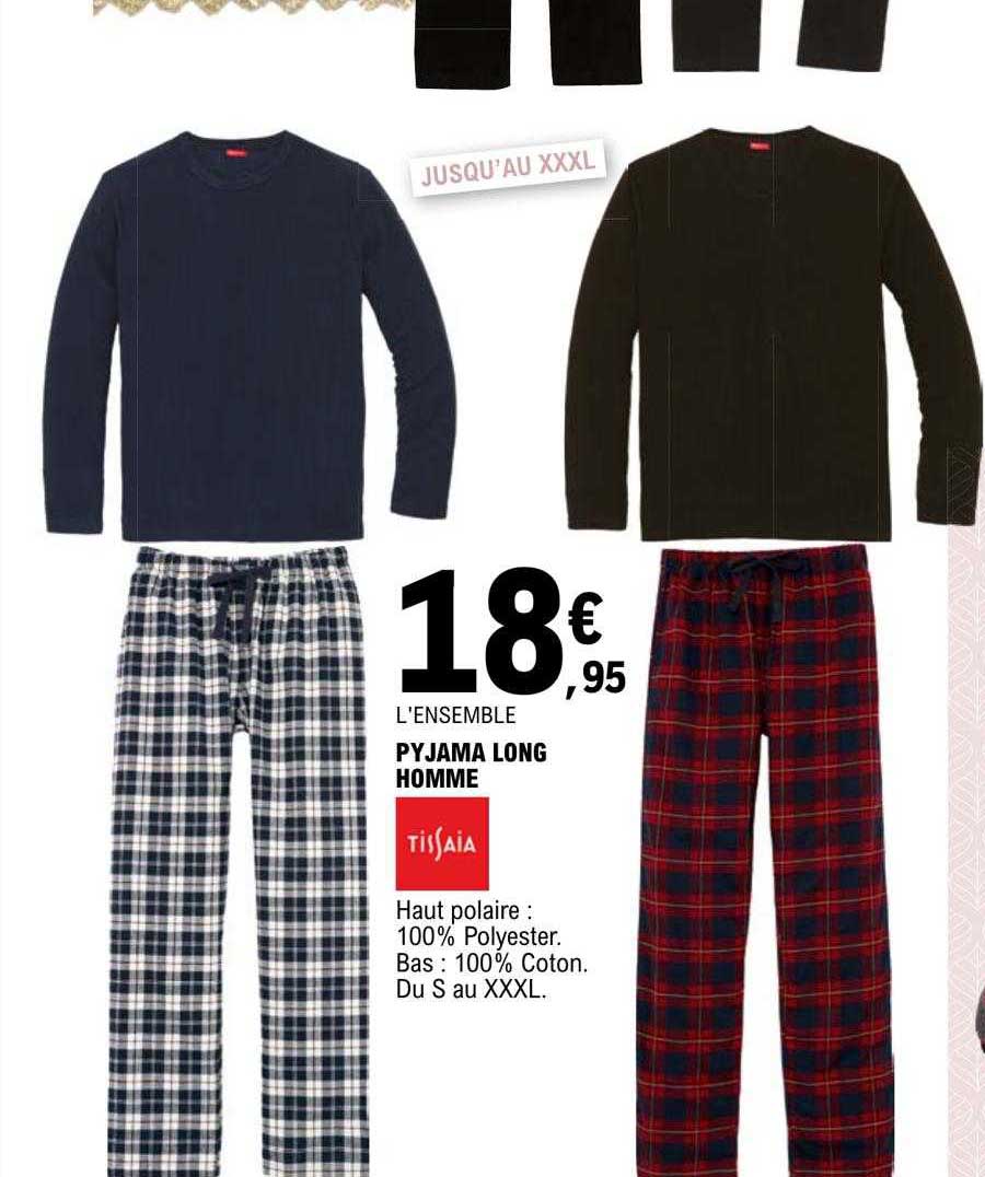 Pyjama Long Homme Tissaia