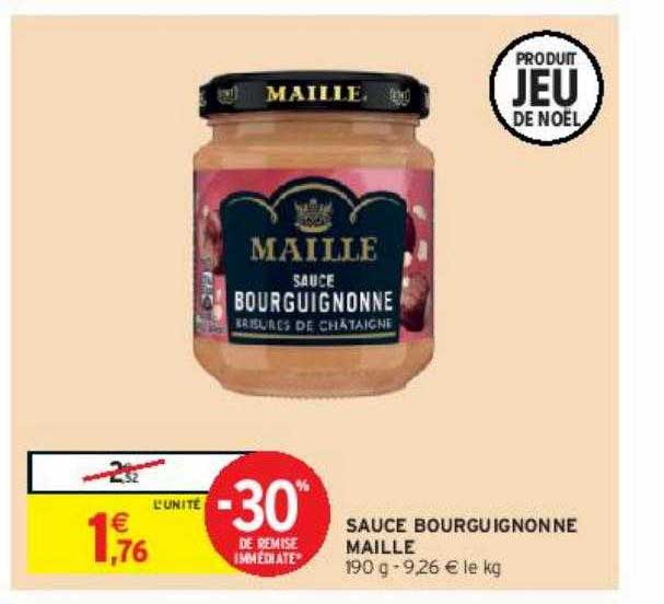 sauce bourguignonne maille