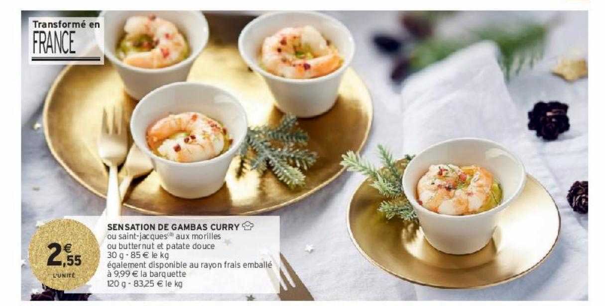 Sensation De Gambas Curry