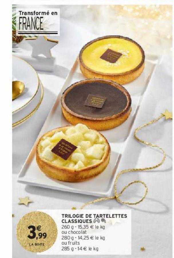Trilogie De Tartelettes Classiques