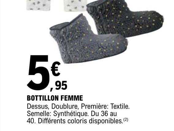 bottillon femme