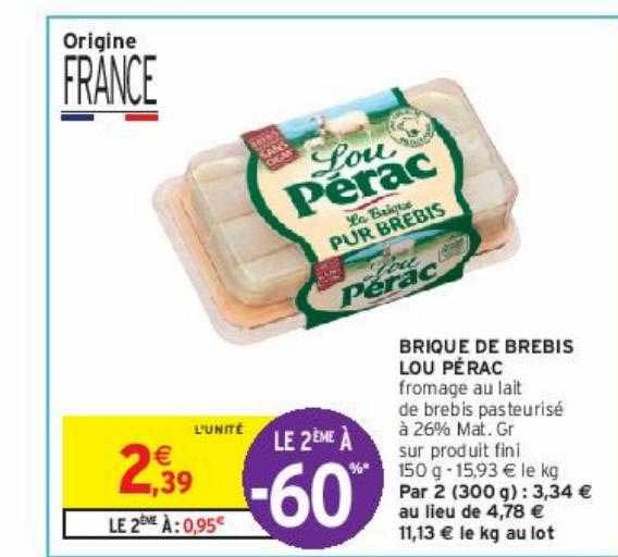 brique de brebis lou pérac