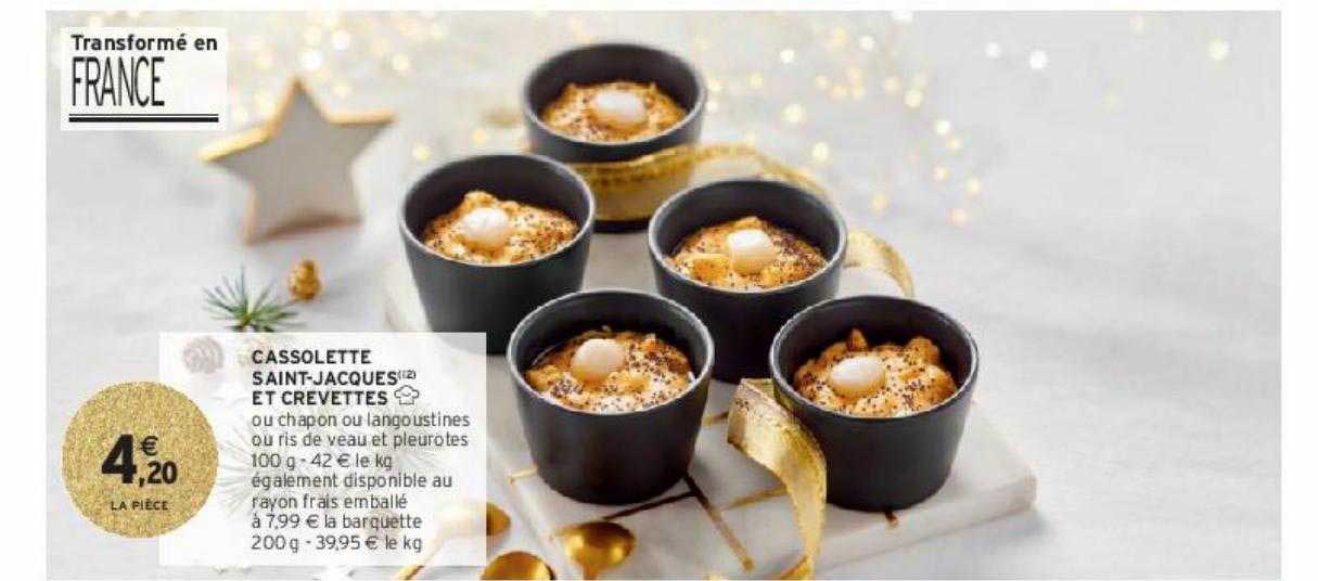 cassolette saint-jacques et crevettes