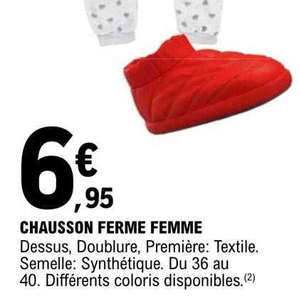 Chausson Ferme Femme