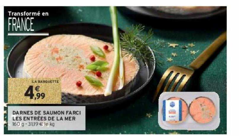 darnes de saumon farci les entrées de la mer