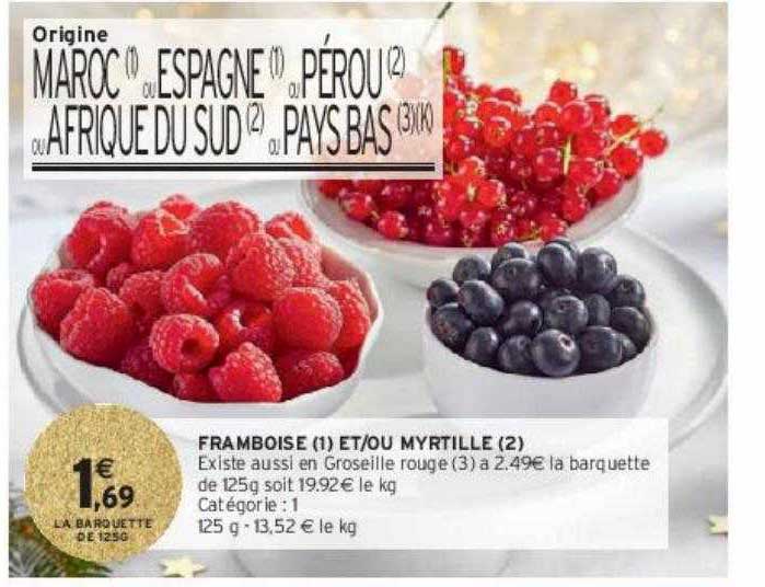 framboise et-ou myrtille