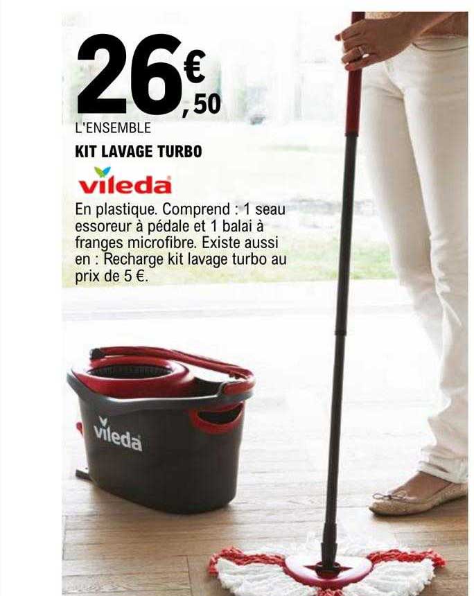 Kit Lavage Turbo Vileda