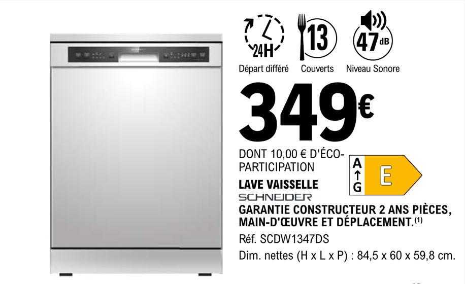 Lave Vaisselle Schneider