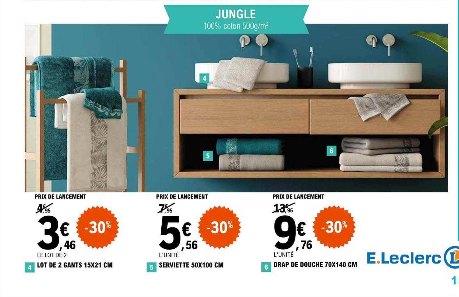 Lot De 2 Gants 15 X 21 Cm, Serviette 50 X 100 Cm, Drap De Douche 70 X 140 Cm