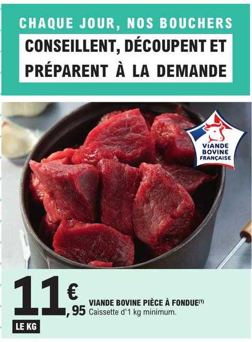 Viande Bovine Pièce à Fondue