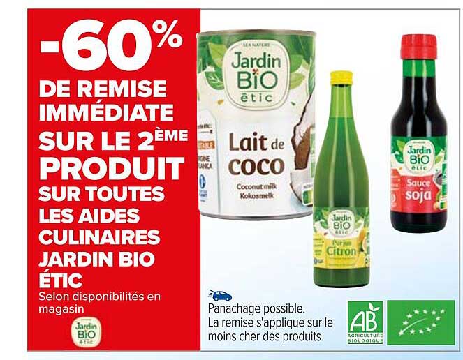 aides culinaires jardin bio étic