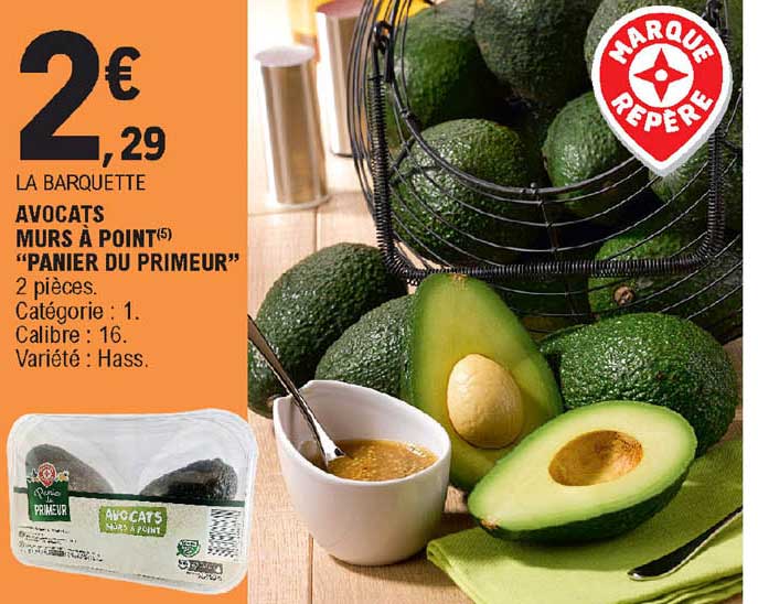 avocats murs à point "panier du primeur"