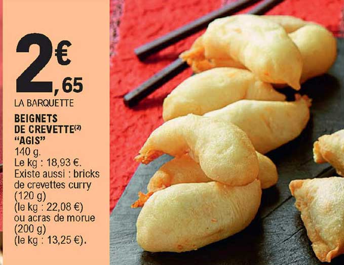 beignets de crevette "agis"