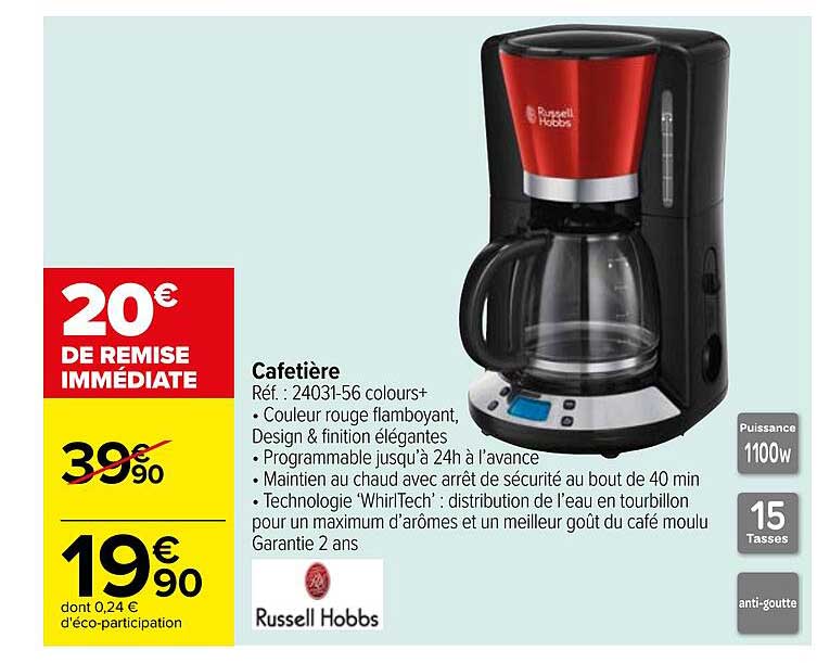 cafetière russell hobbs