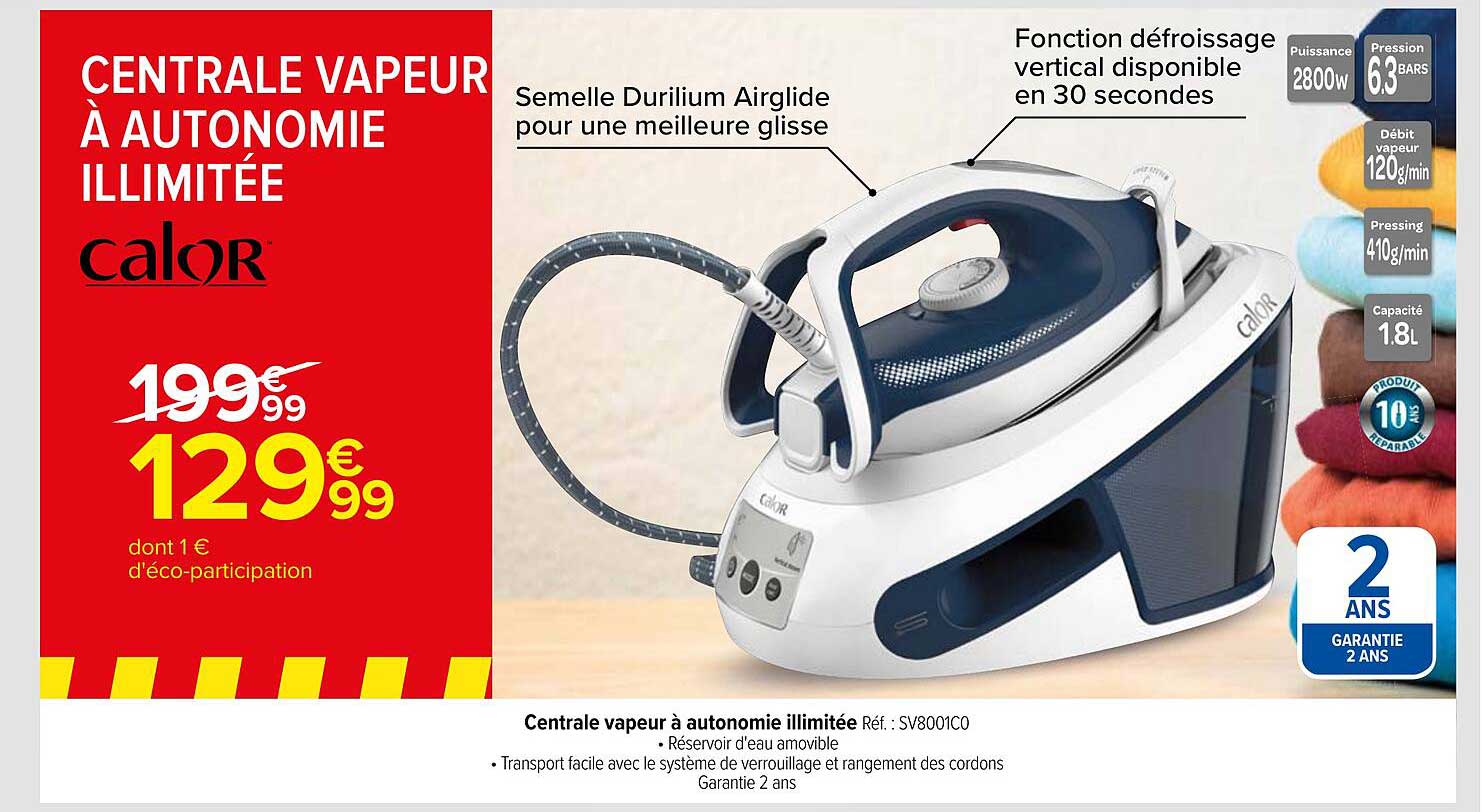 centrale vapeur à autonomie illimitée