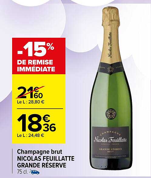 Champagne Brut Nicolas Feuillatte Grande Réserve