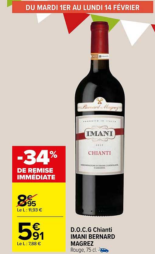 d.o.c.g. chianti imani bernard magrez