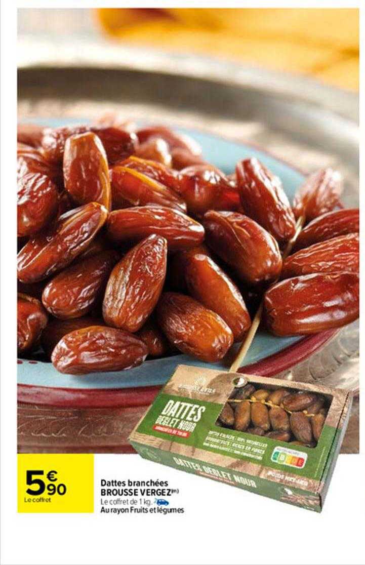 dattes branchées brousse vergez