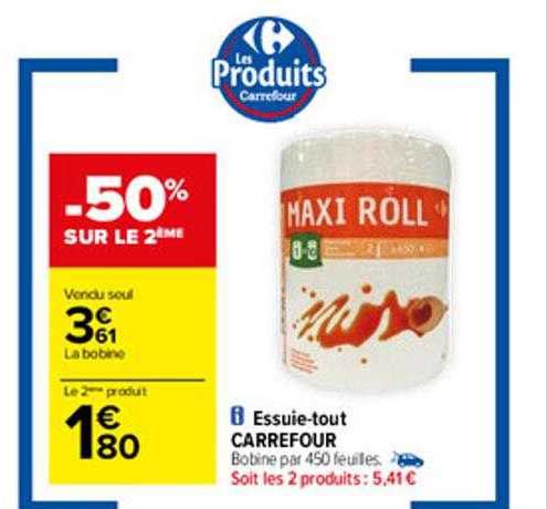 essuie-tout carrefour