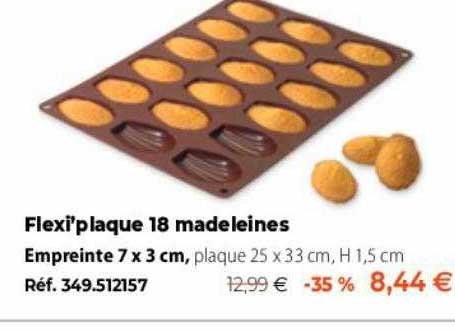 flexi'plaque 18 madeleines