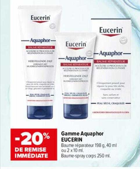 Gamme Aquaphor Eucerin