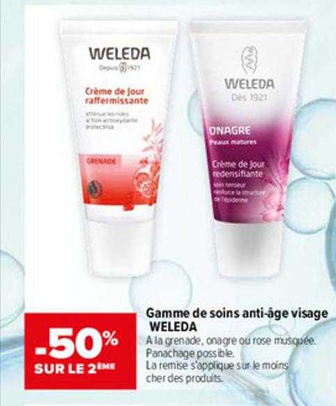Gamme De Soins Anti-âge Visage Weleda