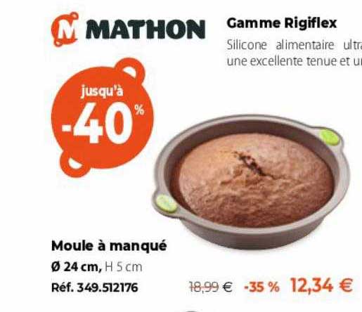 gamme rigiflex moula à manqué ø 24 cm mathon